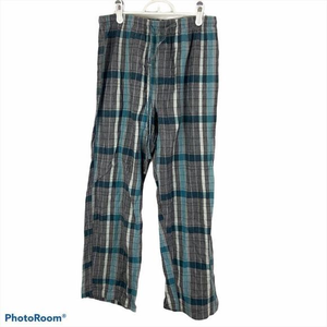 Blue Plaid Pyjama Pants‎